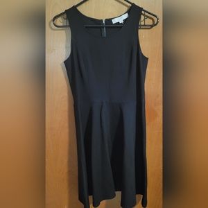 NWT LOFT Black Sleeveless Fit & Flare Dress Size 4P